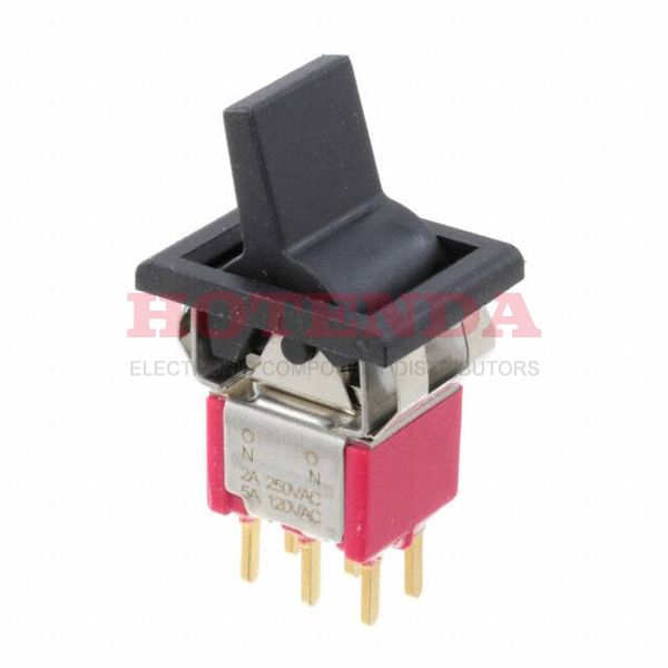 7208J61CGE22 - SWITCH ROCKER DPDT 5A 120V