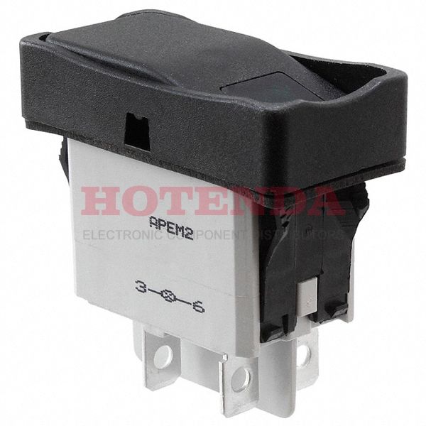 KG412A2XTA26X3 - SWITCH ROCKER DPST 15A 12V