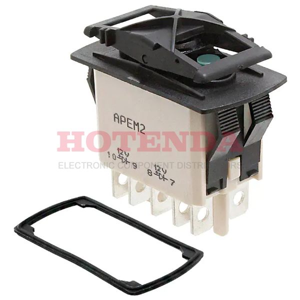 KR47CAKEEG - SWITCH ROCKER DPDT 10A 24V