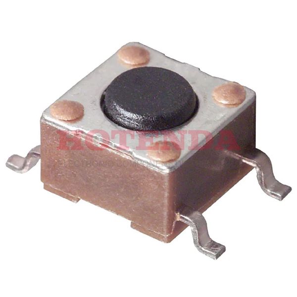 FSM2JSMASTR - Switch Tactile OFF (ON) SPST Round Button Gull Wing 0.05A 24VDC 1000000Cycles 1.57N SMD T/R