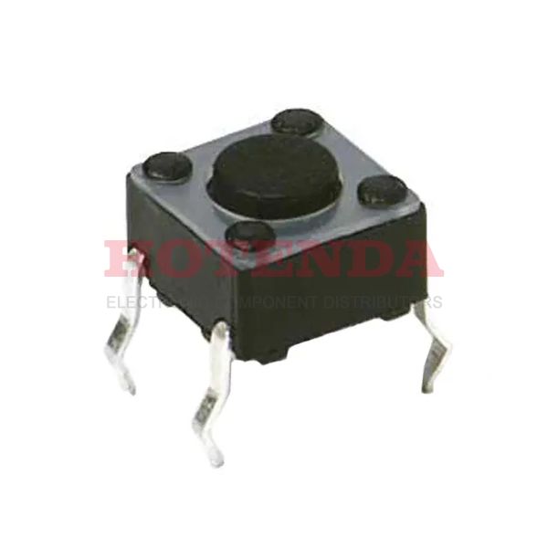 PTS645TM50LFS - Switch Tactile N.O. SPST Round Button PC Pins 0.05A 12VDC 100000Cycles 1.57N Thru-Hole Bulk
