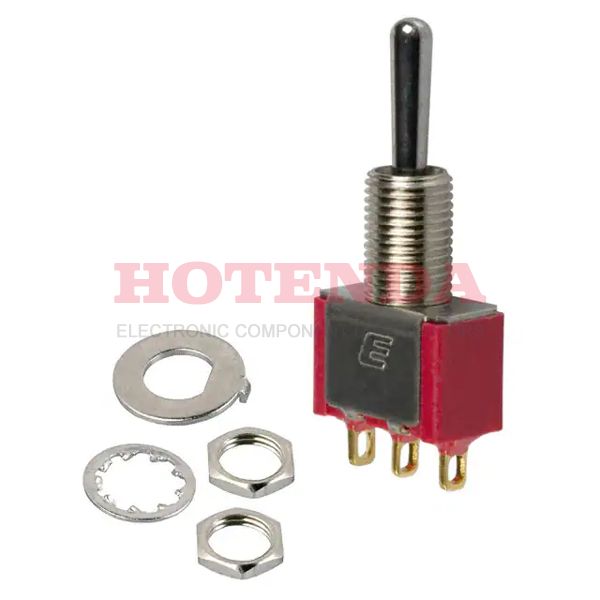 100SP1T1B1M1REH - SWITCH TOGGLE SPDT 0.4VA 20V