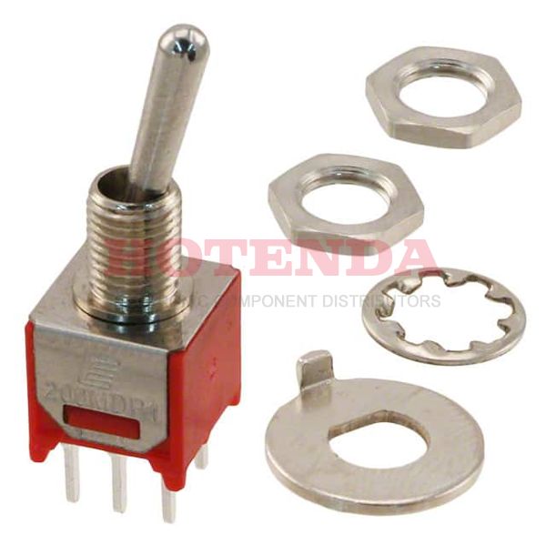 200MDP1T1B1M2QEH - SWITCH TOGGLE DPDT 3A 120V