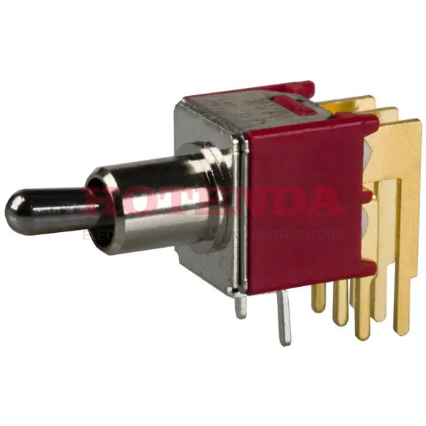 200MDP1T2B2M6RE - SWITCH TOGGLE DPDT 0.4VA 20V