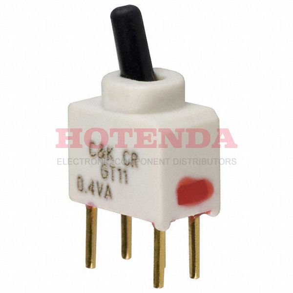 GT11MCBE - SWITCH TOGGLE SPDT 0.4VA 20V