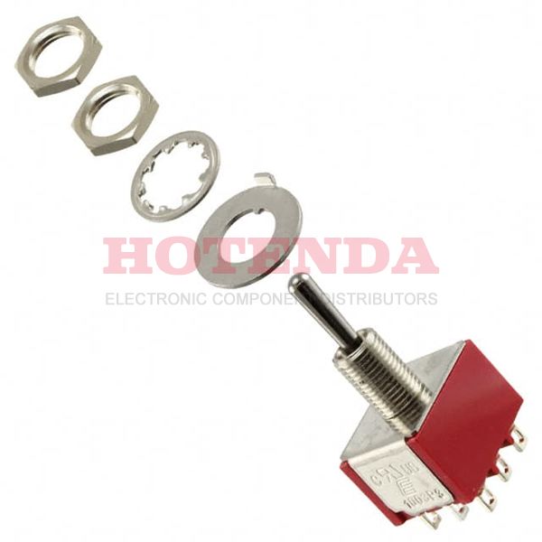 1003P4T1B1M1QEH - SWITCH TOGGLE 3PDT 5A 120V