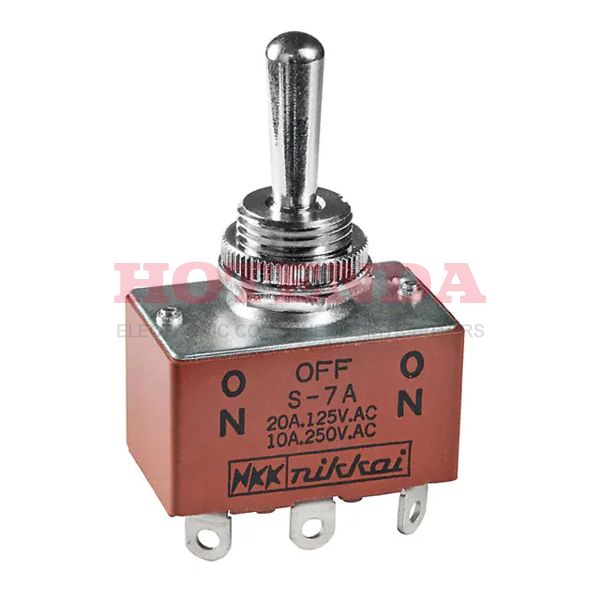 S7A - SWITCH TOGGLE DPDT 20A 125V