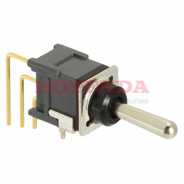 B13AV - TOGGLE SWITCH, SPDT, R/A, ON-OFF-ON