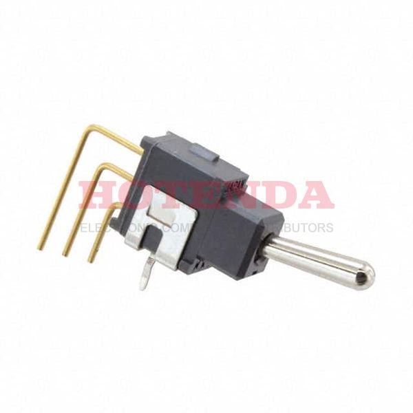 A12AV - NKK SWITCHES A12AV Toggle Switch, Non Illuminated, SPDT, On-On, Through Hole, 100 mA