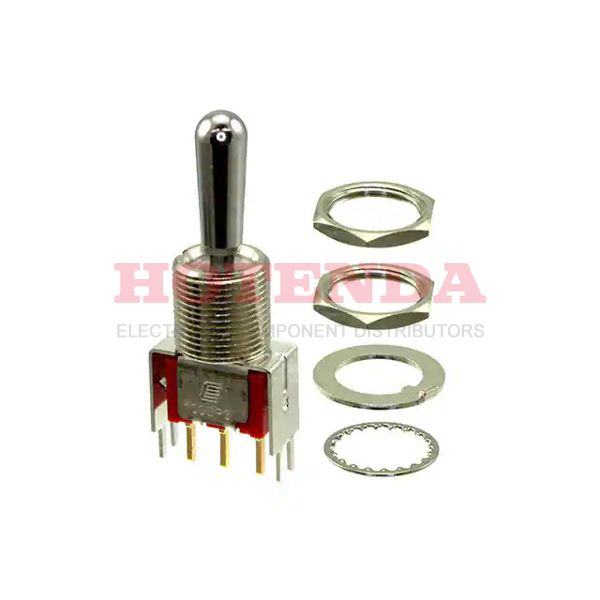 100SP3T8B13VS2REH - SWITCH TOGGLE SPDT 0.4VA 20V