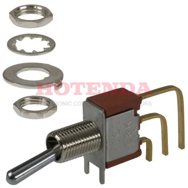 7101SYAV2BE - SWITCH TOGGLE SPDT 0.4VA 20V