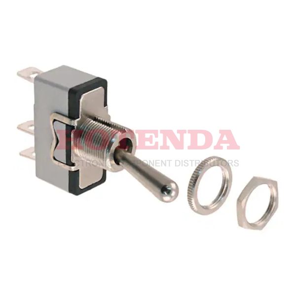 636H/2 - APEM 636H/2Toggle Switch, 600H Series, Non Illuminated, SPDT, On-On, Panel, 15 A