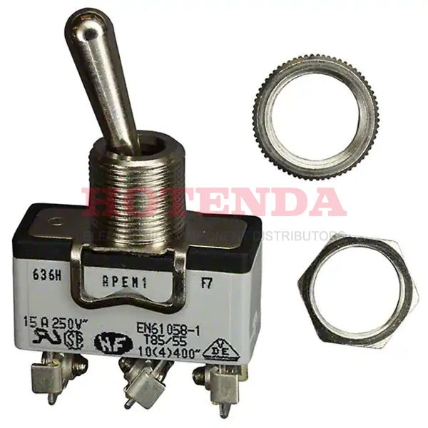 636H - SWITCH TOGGLE SPDT 15A 125V
