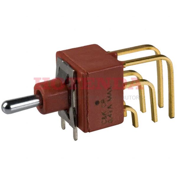 E203MD1AV2BE - SWITCH TOGGLE DPDT 0.4VA 20V