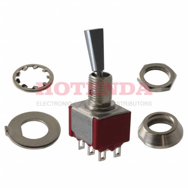 7201P3HZQE - SWITCH TOGGLE DPDT 5A 120V