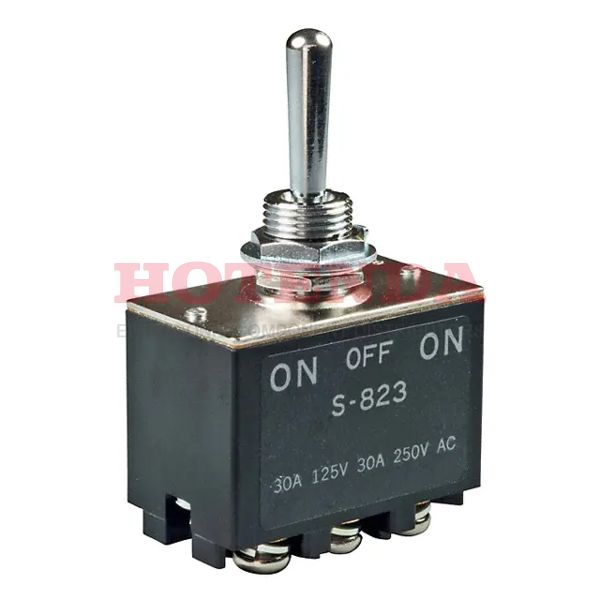 S823/U - SWITCH TOGGLE DPDT 30A 125V