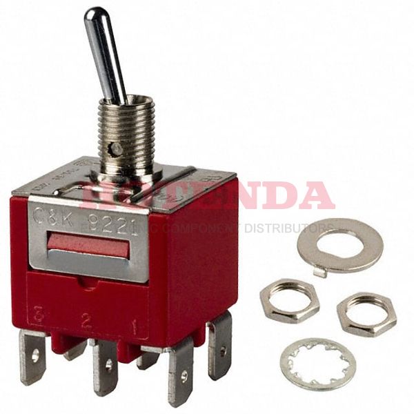 9221SH3Z4QD - SWITCH TOGGLE DPDT 10A 125V