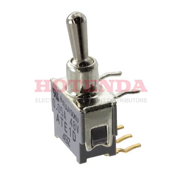 ATE1E-6M3-10-Z - SWITCH TOGGLE SPDT 50MA 48V