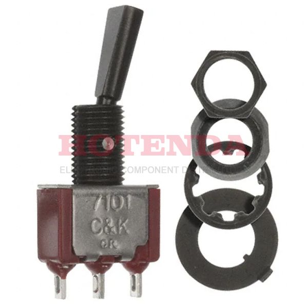 7101P3YZQE22 - SWITCH TOGGLE SPDT 5A 120V