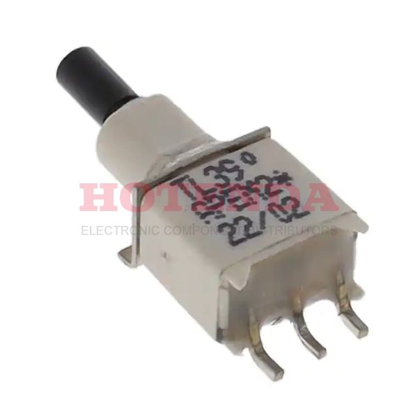 TL39WS84000 - Switch Toggle ON OFF ON SPDT Round Lever Gull Wing 20VAC 20VDC 0.4VA PC Mount with Bracket T/R