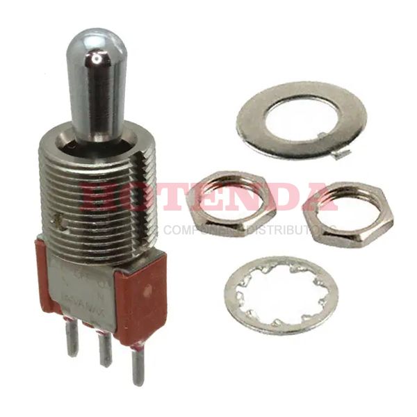7105T1PCKE - SWITCH TOGGLE SPDT 0.4VA 20V