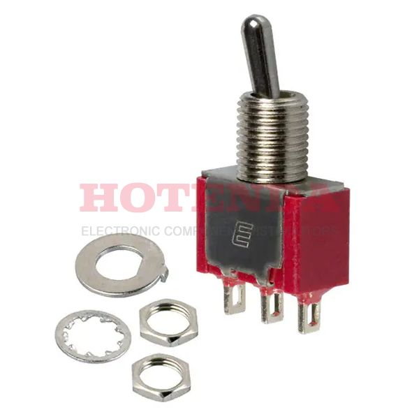 100SP1T2B3M1QEH - SWITCH TOGGLE SPDT 5A 120V