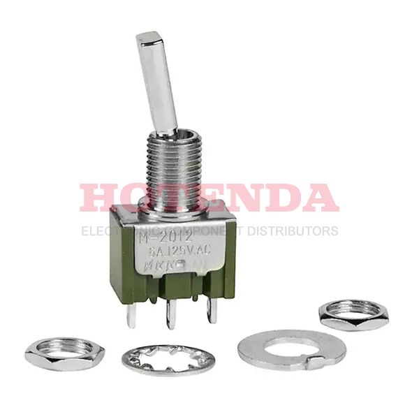 M2012ES1W01 - SWITCH TOGGLE SPDT 6A 125V