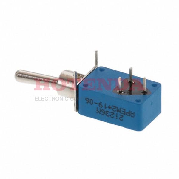 21236NA - Switch Toggle ON ON SPDT Round Toggle PC Pins 4A 250VAC 30VDC PC Mount with Bracket