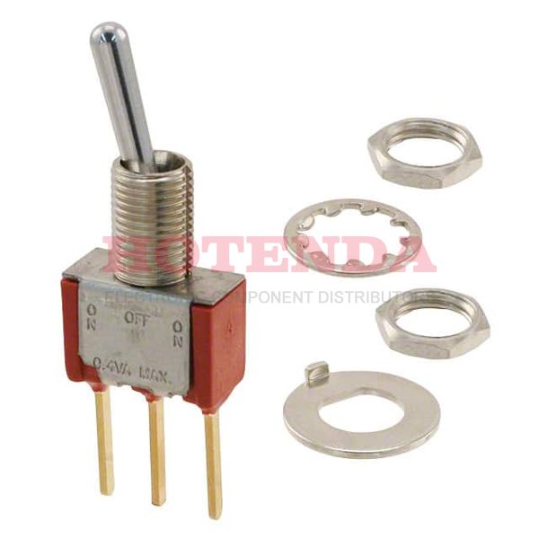 7103SYW3BE - SWITCH TOGGLE SPDT 0.4VA 20V