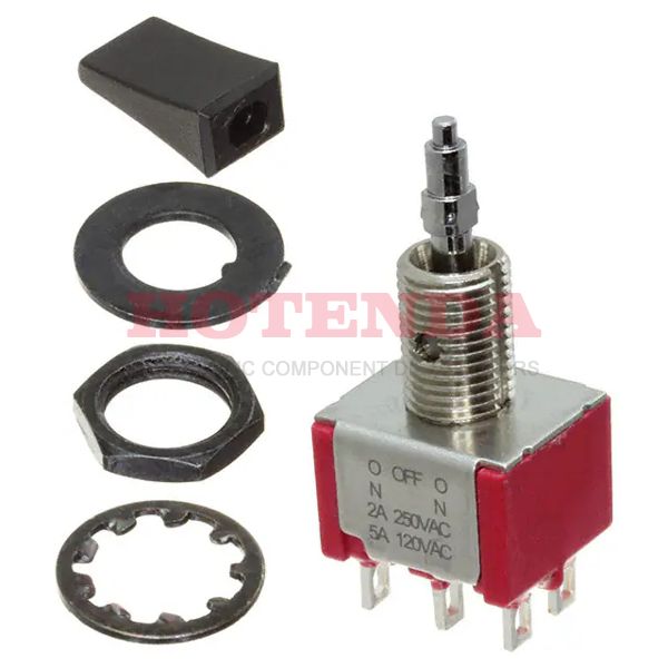 7205L42YZQE2 - SWITCH TOGGLE DPDT 5A 120V