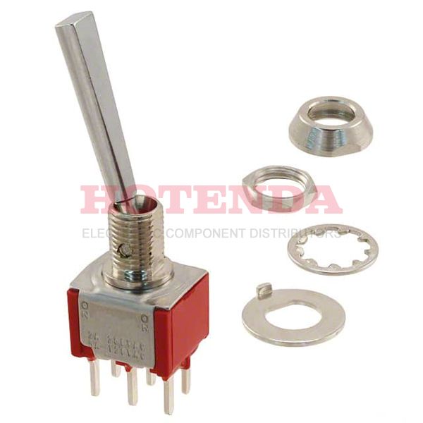 7201P1HCQE - SWITCH TOGGLE DPDT 5A 120V