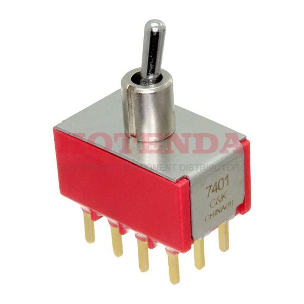 7401SYZQE22 - SWITCH TOGGLE 4PDT 5A 120V