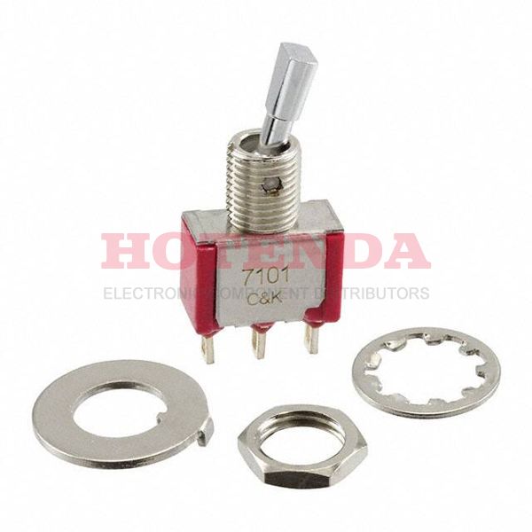 7101P4DZQE - SWITCH TOGGLE SPDT 5A 120V
