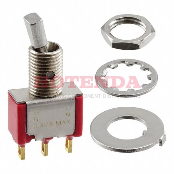 7101P4YZBE - SWITCH TOGGLE SPDT 0.4VA 20V