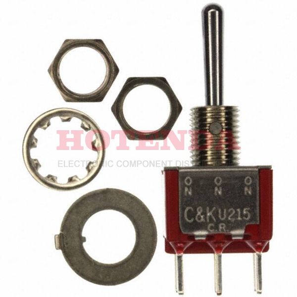 U215SPDCQE - SWITCH TOGGLE SP3T 5A 120V