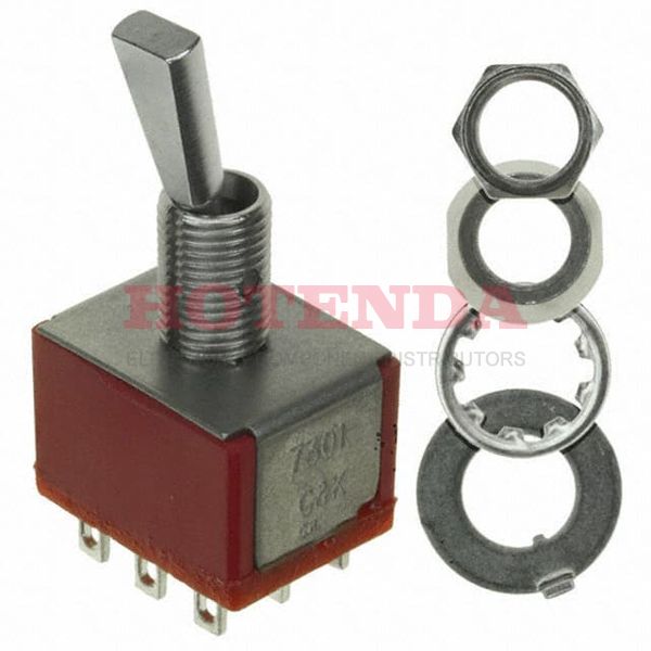 7301P3YZQI - SWITCH TOGGLE 3PDT 5A 120V