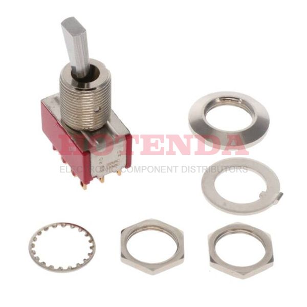 7408T2PZGE - SWITCH TOGGLE 4PDT 5A 120V