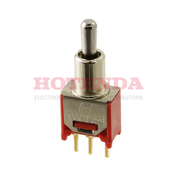 200MSP4T2B4M2RE - SWITCH TOGGLE SPDT 0.4VA 20V