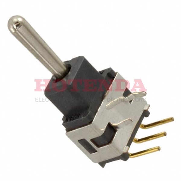A13AH - NKK SWITCHES A13AH Toggle Switch, Non Illuminated, SPDT, On-Off-On, Panel, 100 mA