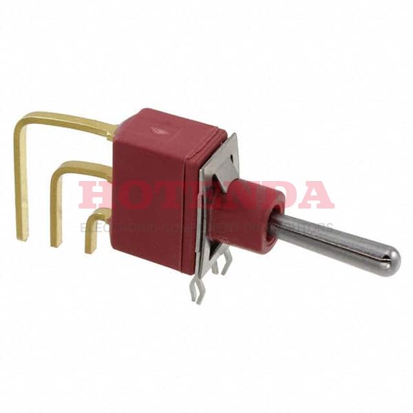 E103SD1AV3GE - Switch Toggle ON OFF ON SPDT Round Lever PC Pins 7.5A 250VAC 28VDC 0.4VA PC Mount with Bracket