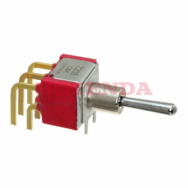 7203SD9ABE - SWITCH TOGGLE DPDT 0.4VA 20V