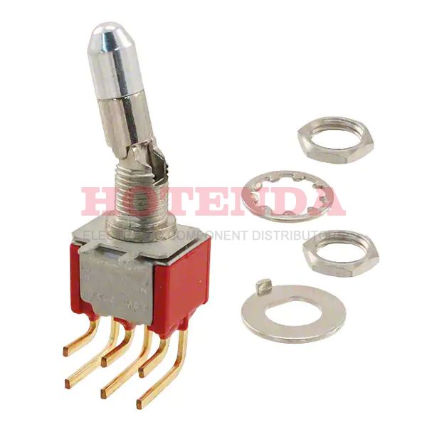 7201K2ABE - SWITCH TOGGLE DPDT 0.4VA 20V