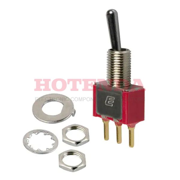 100SP1T1B1M2REH - SWITCH TOGGLE SPDT 0.4VA 20V