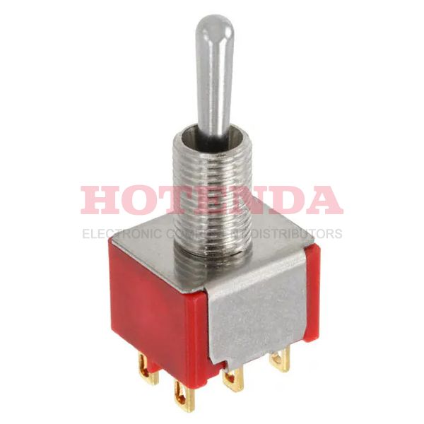 100DP6T1B1M1RE - SWITCH TOGGLE SP3T 0.4VA 20V