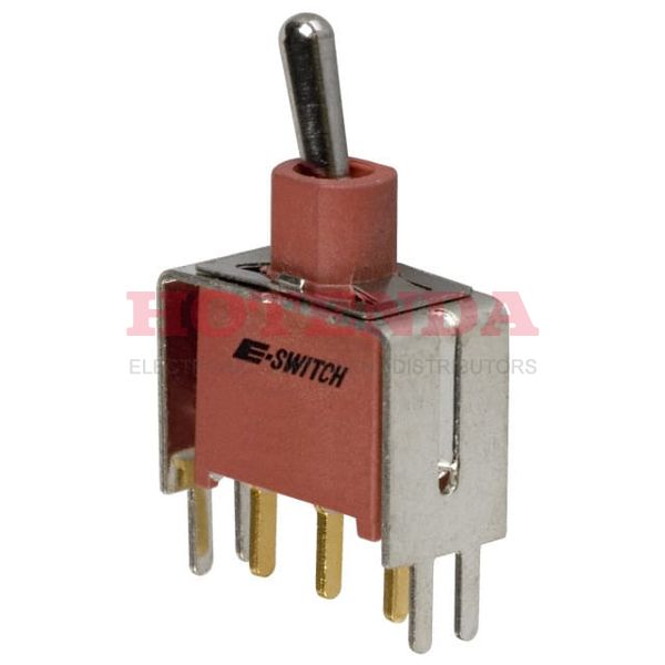 100AWSP1T2B4VS2RE - SWITCH TOGGLE SPDT 0.4VA 20V
