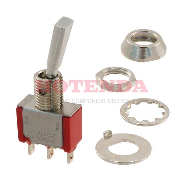 7101P3DZQE - SWITCH TOGGLE SPDT 5A 120V