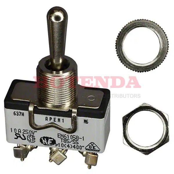 637H - SWITCH TOGGLE SPDT 10A 125V