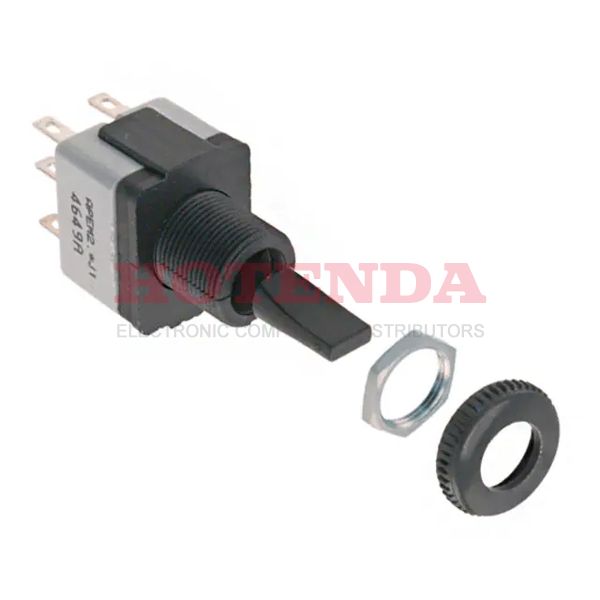 4649A22UU - SWITCH TOGGLE DPDT 6A 125V