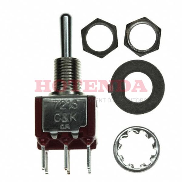 7215SHCQE - SWITCH TOGGLE SP3T 5A 120V