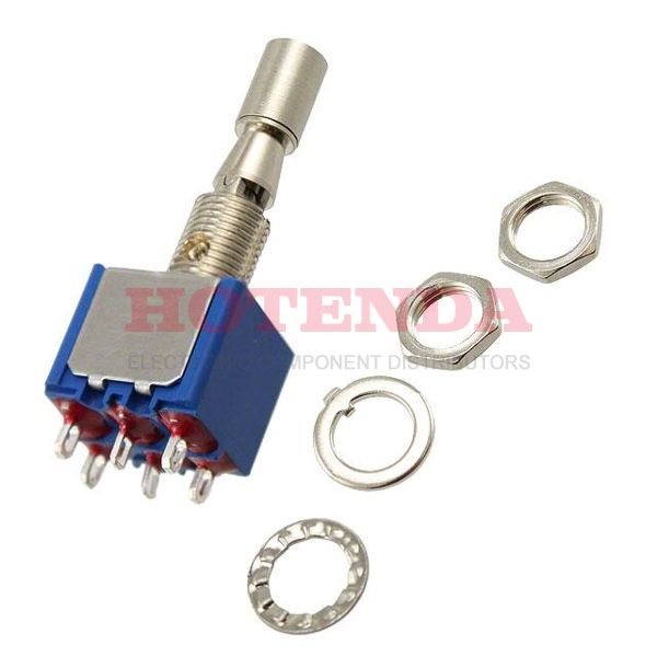 5644THAB3V - SWITCH TOGGLE SP3T 6A 125V